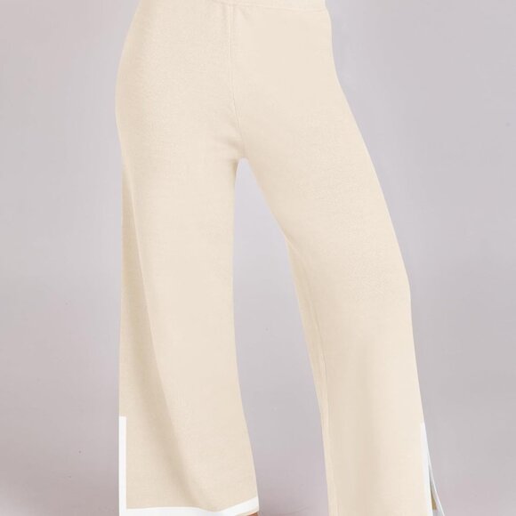 Two Piece Short Sleeve Sweater Matching Loungewear Set, Size Small, NWT - Picture 4 of 12